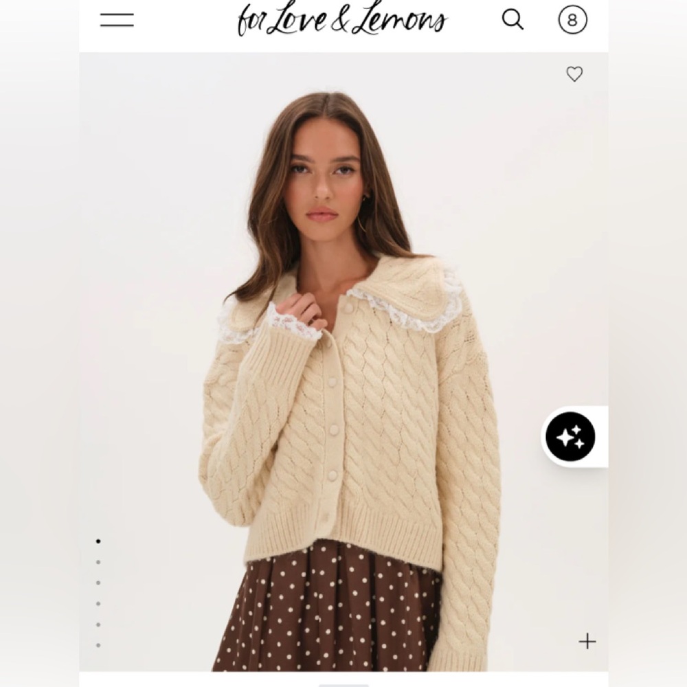 For Love And Lemons Milana Cardigan